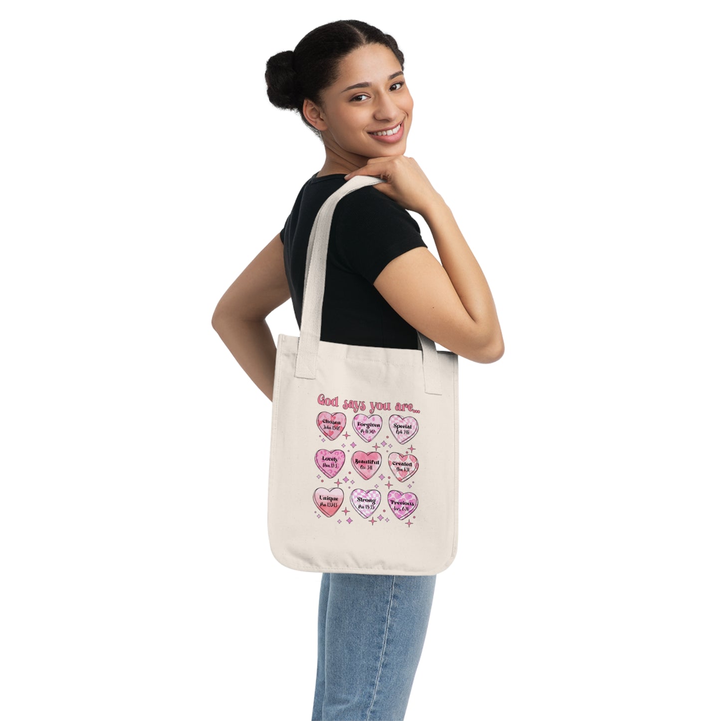 God Says Organic Canvas Tote Bag