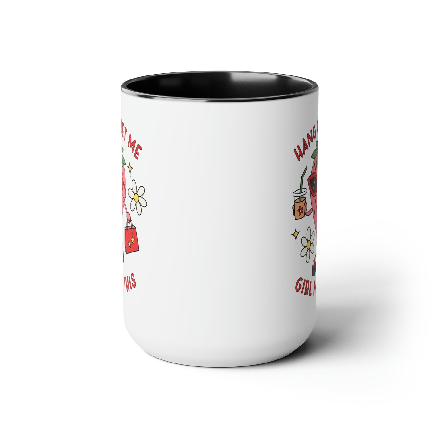 GIRL Math Two-Tone Coffee Mugs, 15oz