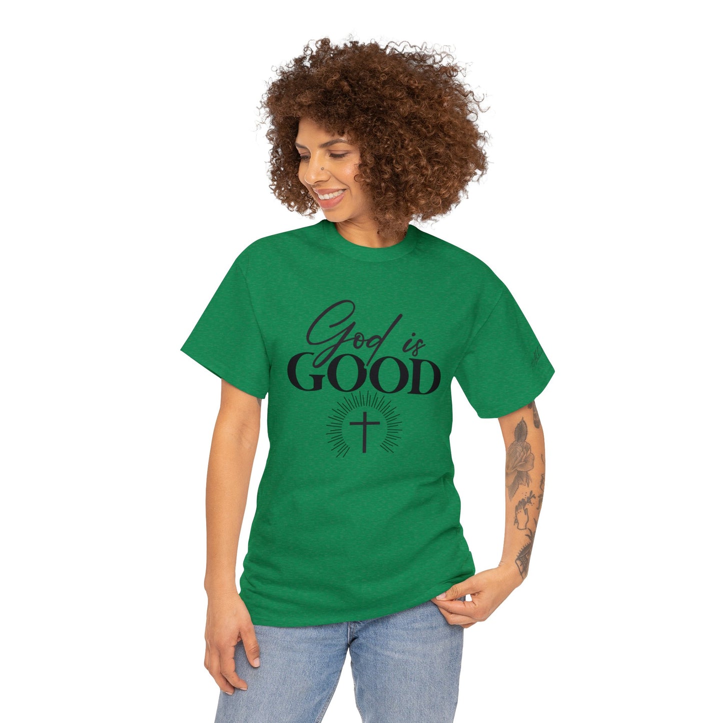 God is Good Unisex Heavy Cotton Tee