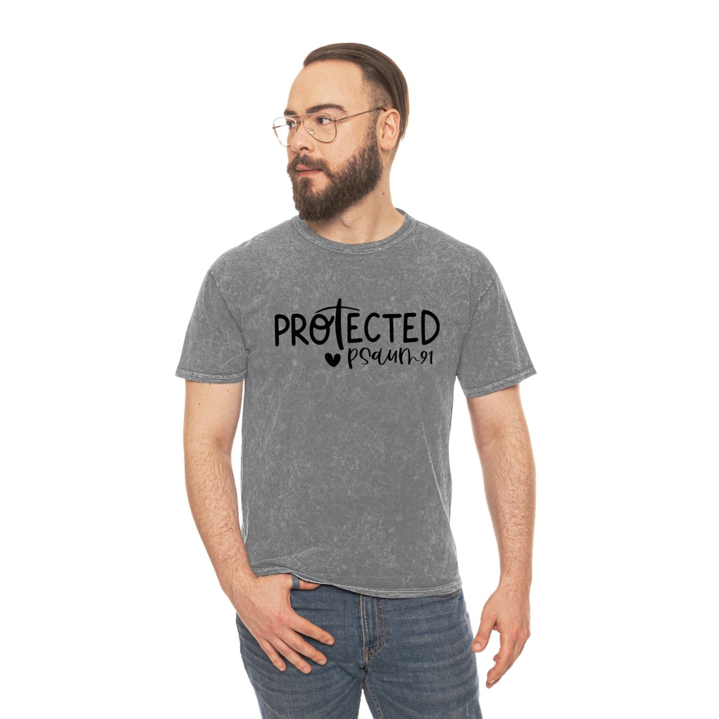 Protected Unisex Mineral Wash T-Shirt