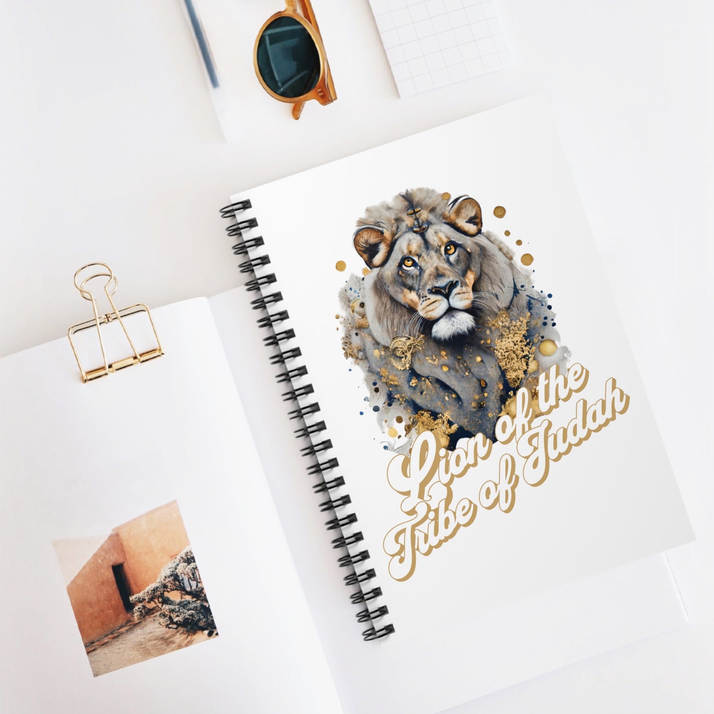 Tribe of Judah Spiral Notebook - Ruled Line