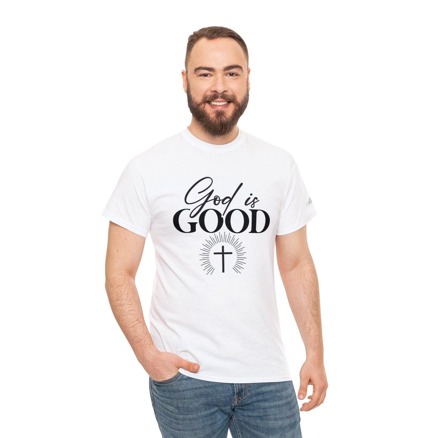 God is Good Unisex Heavy Cotton Tee