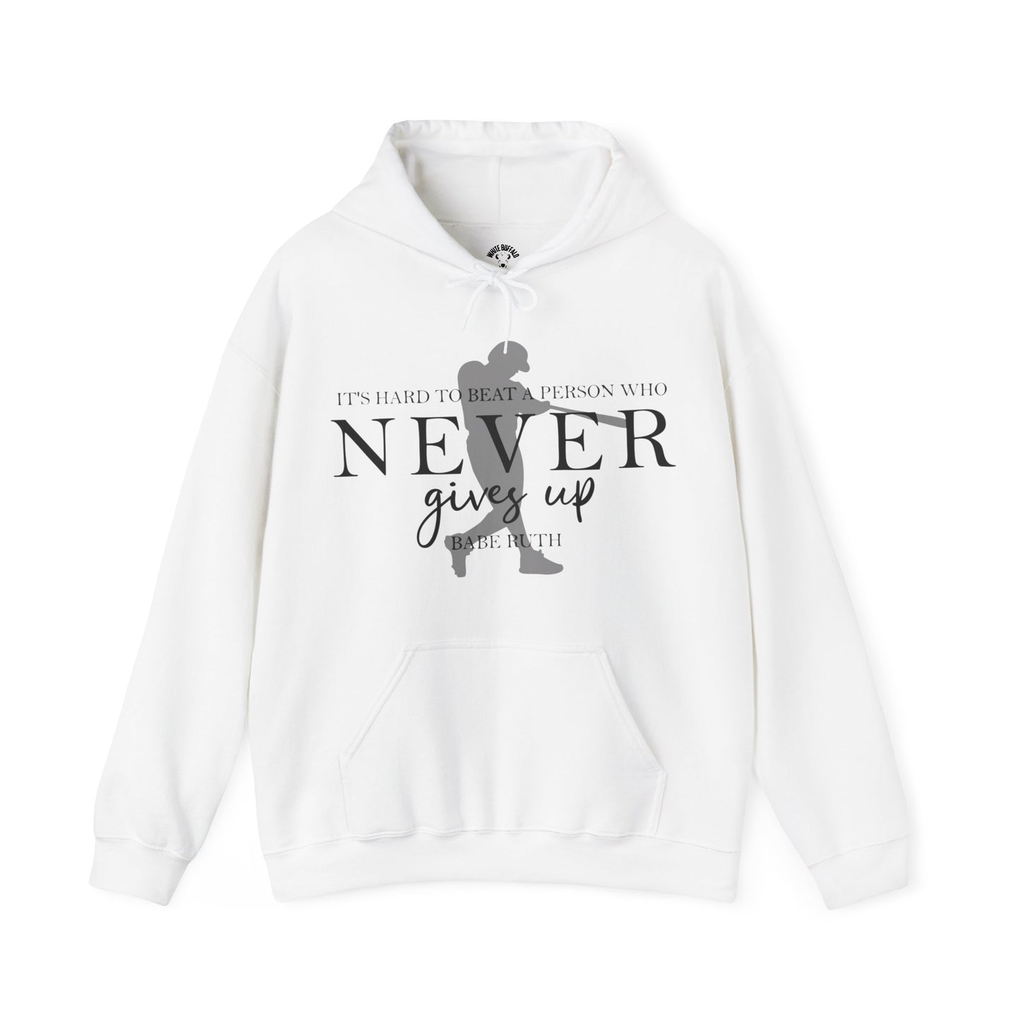 Never Give Up Unisex Heavy Blend™ Hooded Sweatshirt