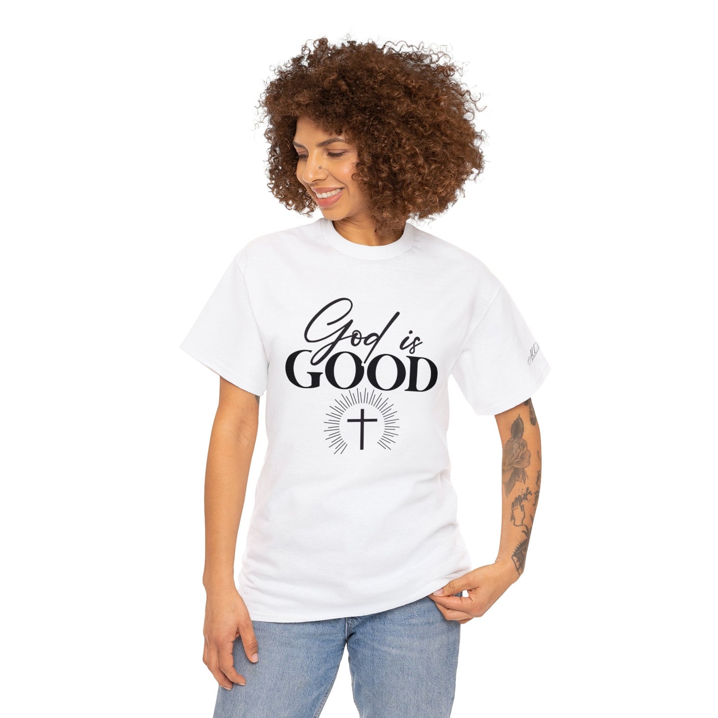 God is Good Unisex Heavy Cotton Tee