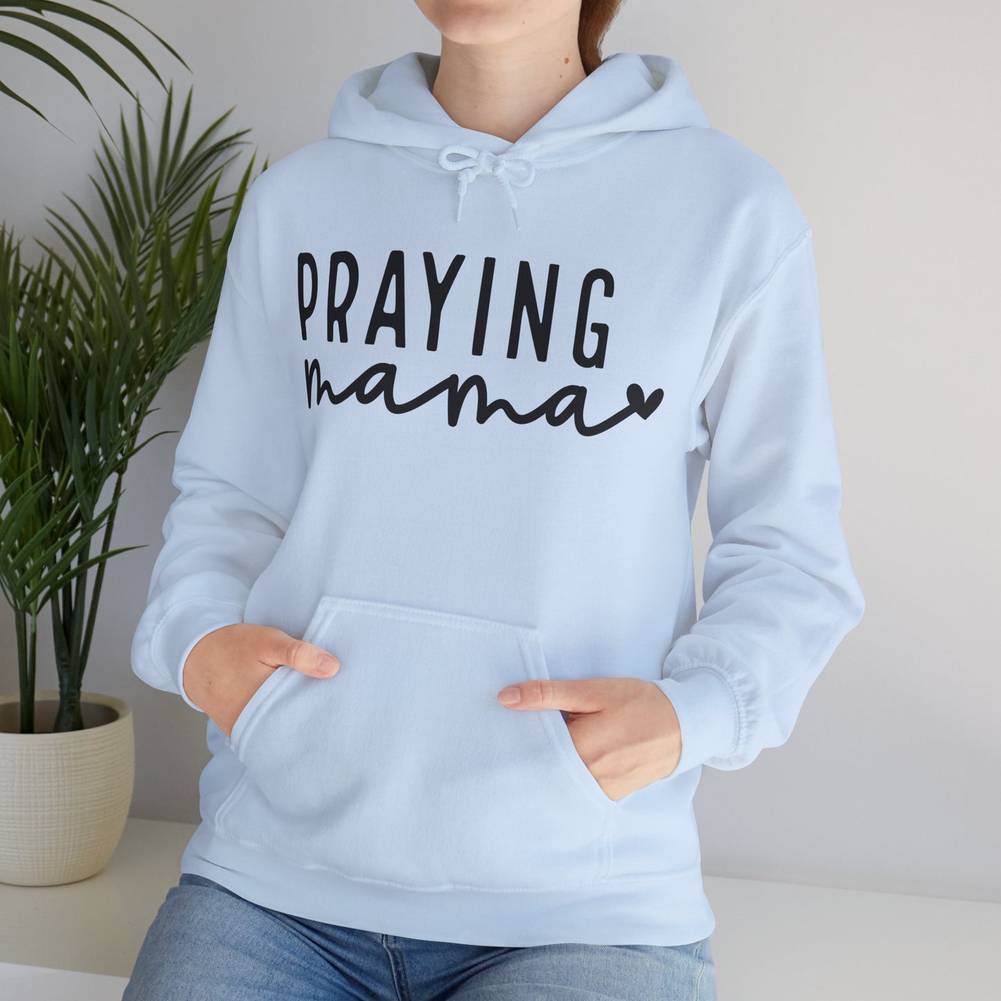 Praying Mama Unisex Heavy Blend™ Hooded Sweatshirt