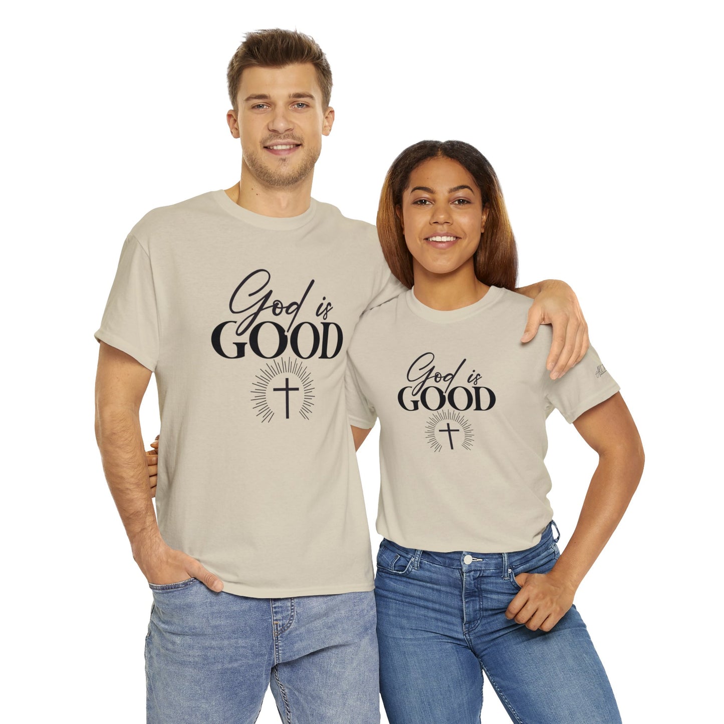 God is Good Unisex Heavy Cotton Tee