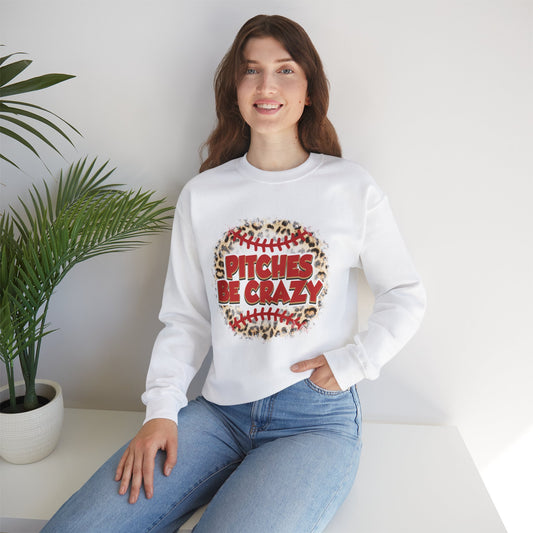 Pitches be Crazy Unisex Heavy Blend™ Crewneck Sweatshirt