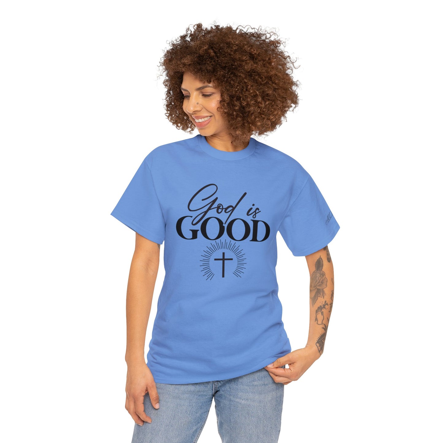 God is Good Unisex Heavy Cotton Tee