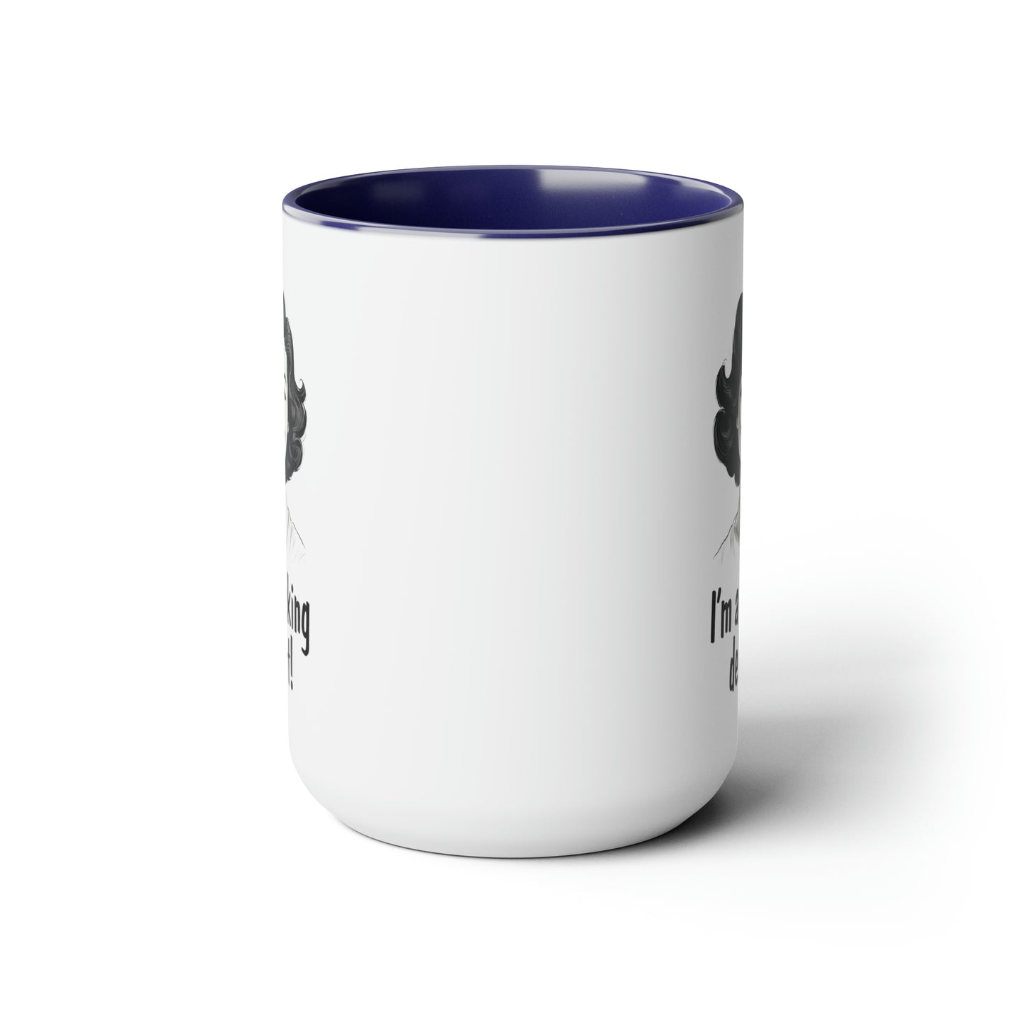 Delight Two-Tone Coffee Mugs, 15oz