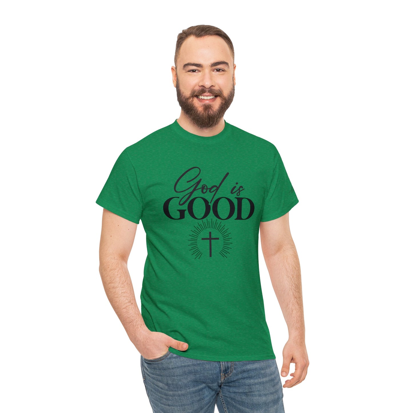 God is Good Unisex Heavy Cotton Tee