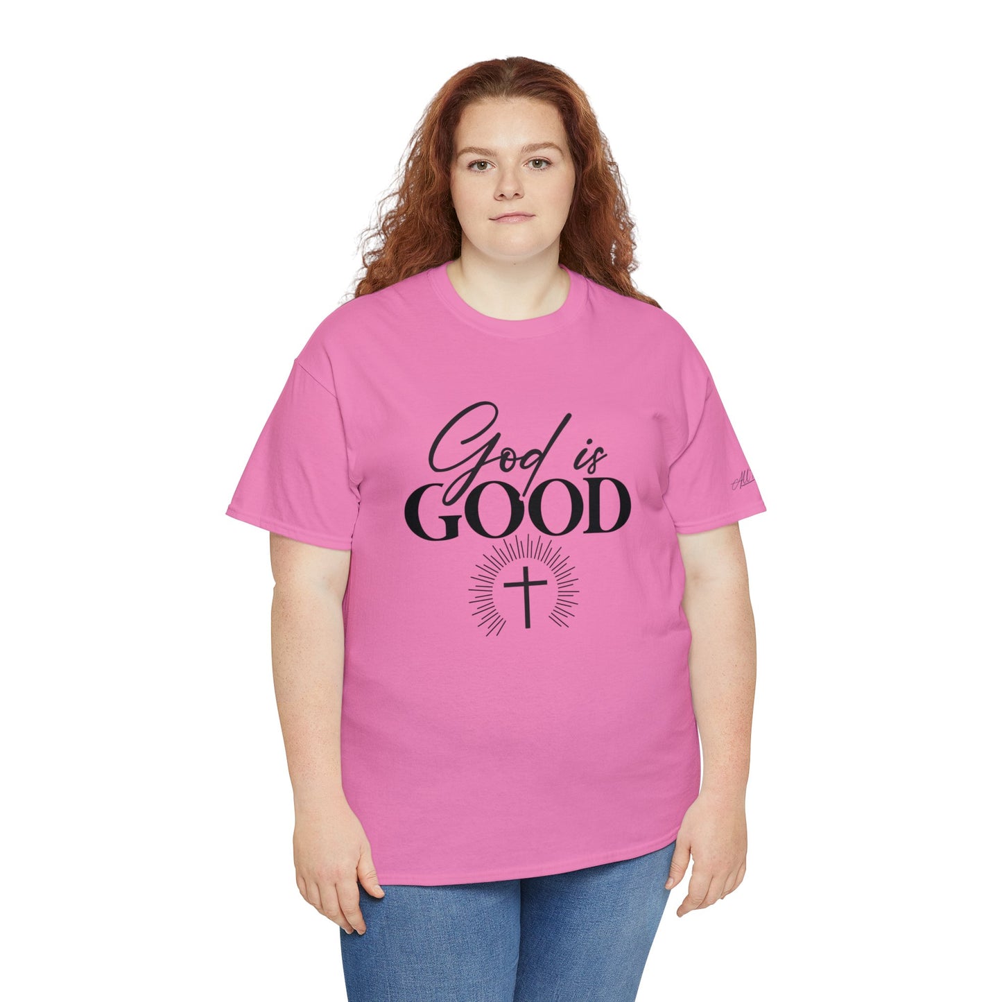 God is Good Unisex Heavy Cotton Tee