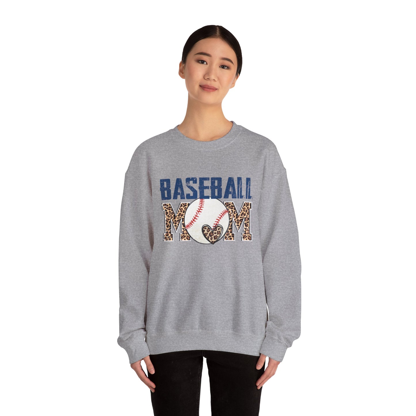 Baseball Mom Unisex Heavy Blend™ Crewneck Sweatshirt