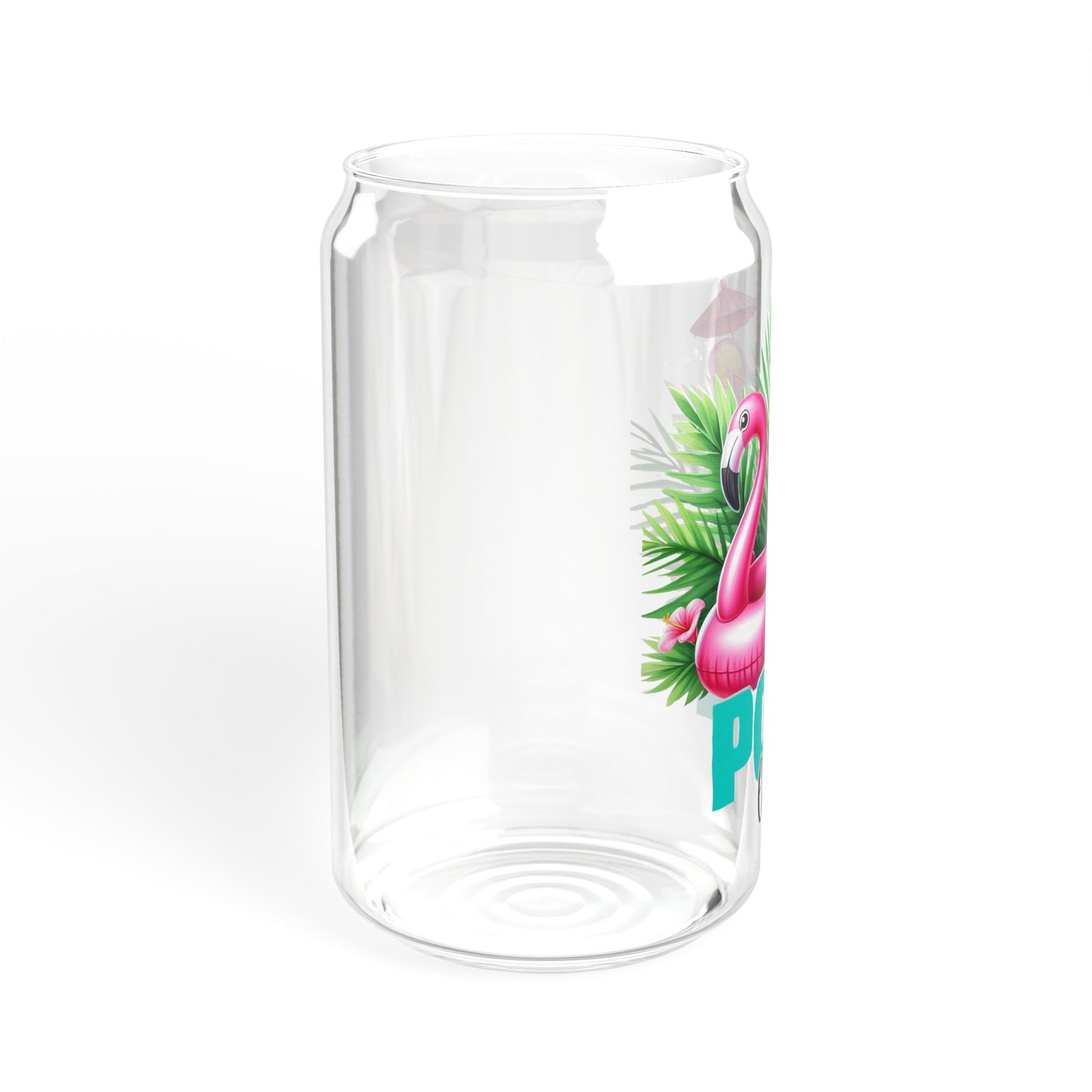 Pool Life Sipper Glass, 16oz