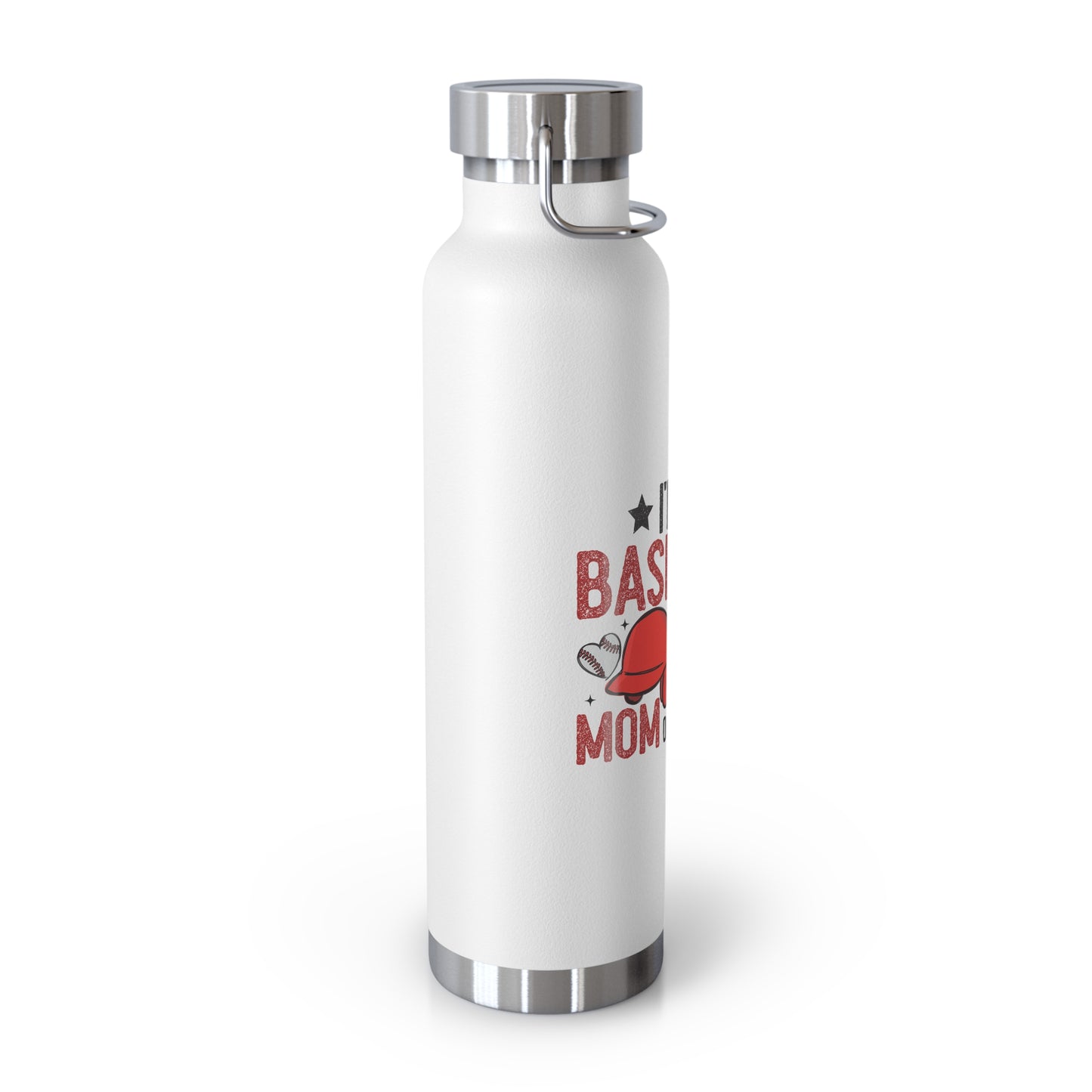 Broke Baseball Mom Copper Vacuum Insulated Bottle, 22oz