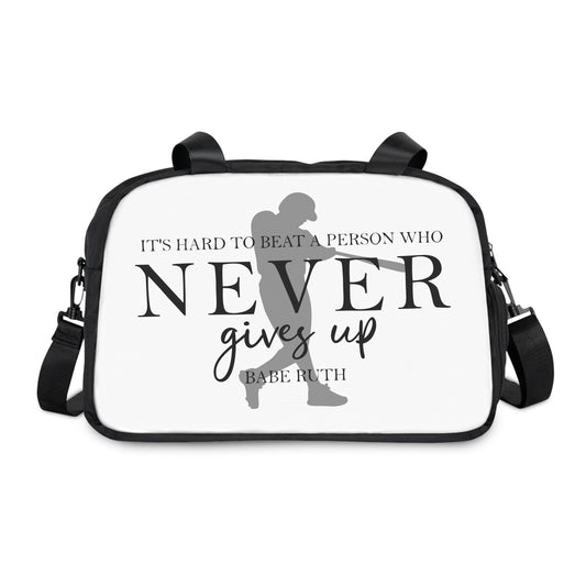 Never Give Up Fitness Handbag