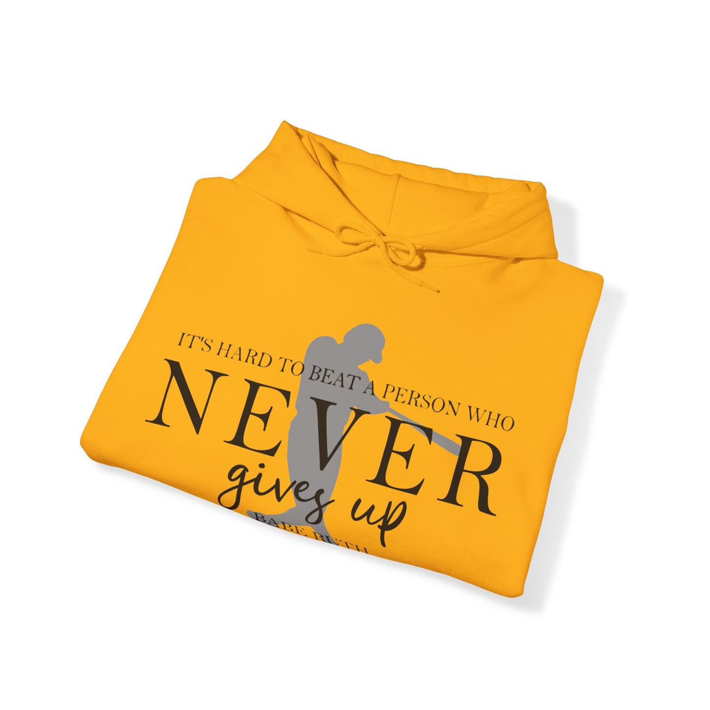 Never Give Up Unisex Heavy Blend™ Hooded Sweatshirt