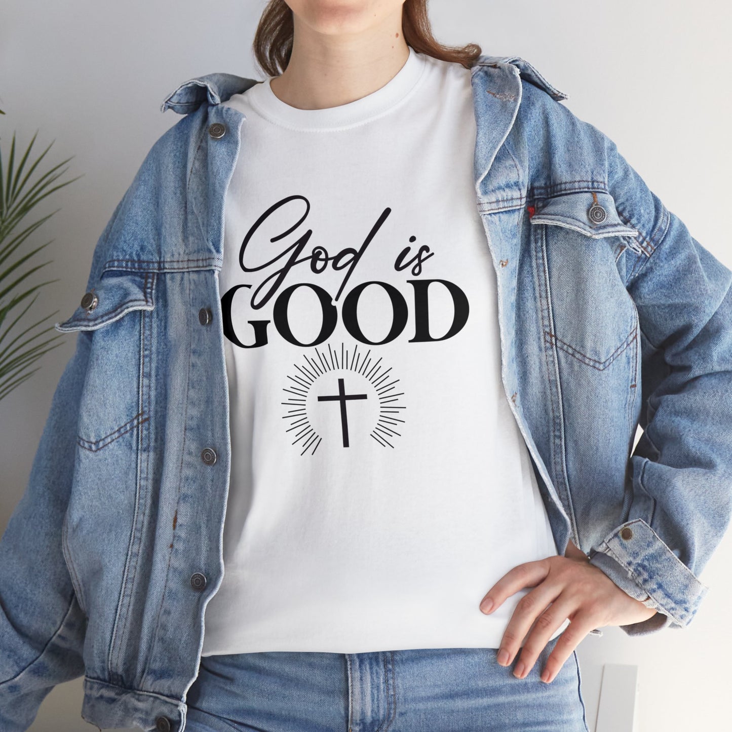 God is Good Unisex Heavy Cotton Tee