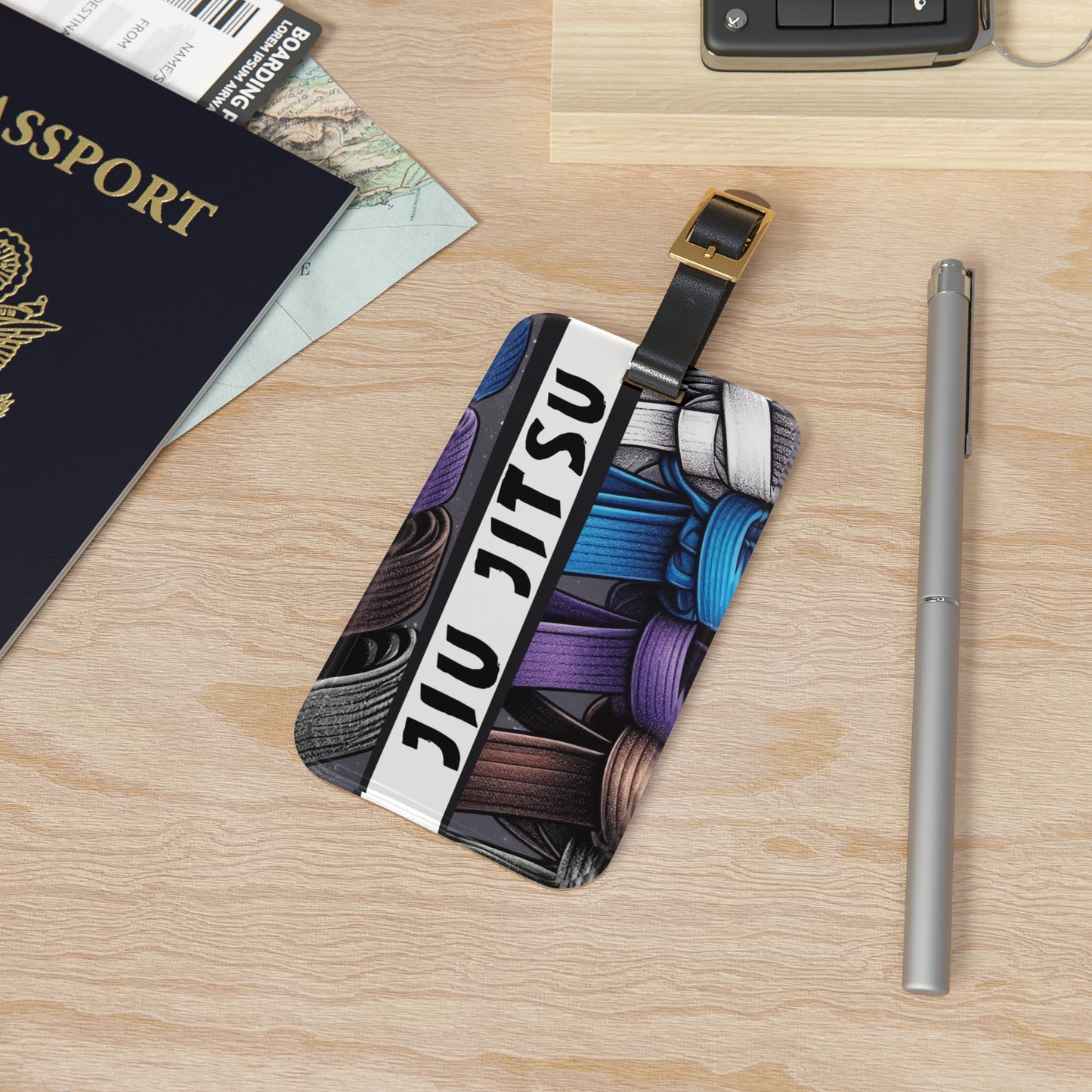 Jiu Jitsu Belts Luggage Tag