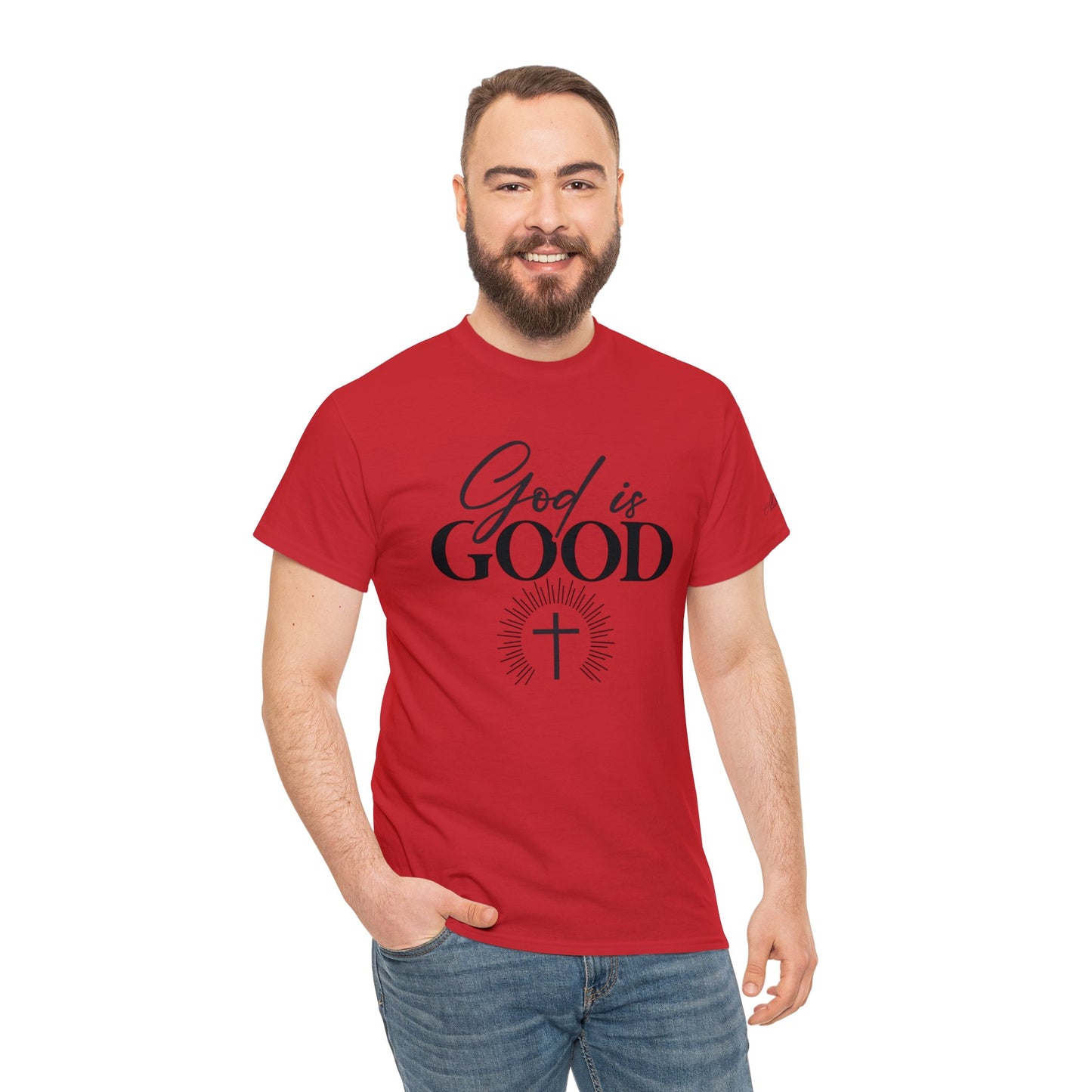 God is Good Unisex Heavy Cotton Tee