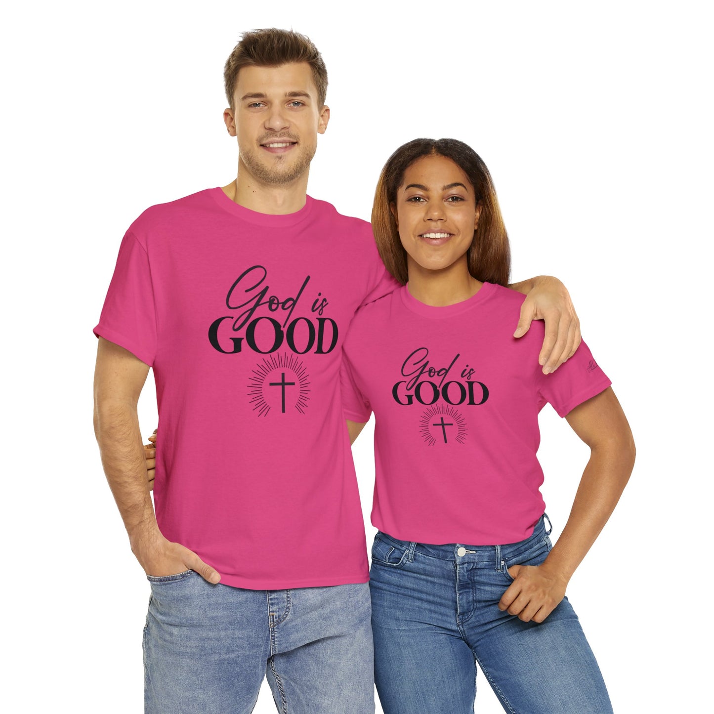 God is Good Unisex Heavy Cotton Tee