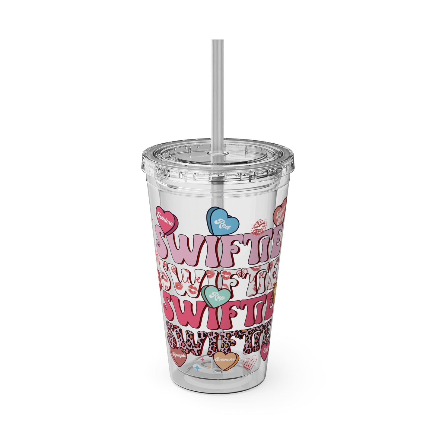 Swiftie Sunsplash Tumbler with Straw, 16oz