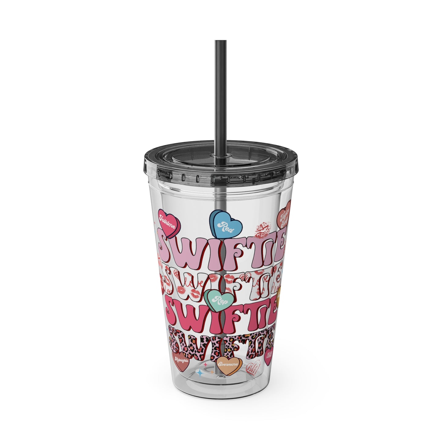 Swiftie Sunsplash Tumbler with Straw, 16oz