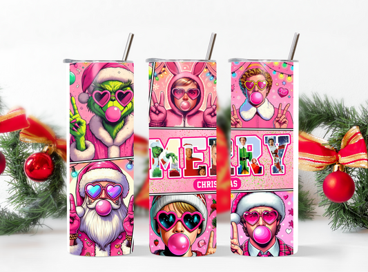 Peace and Christmas Movies Tumbler