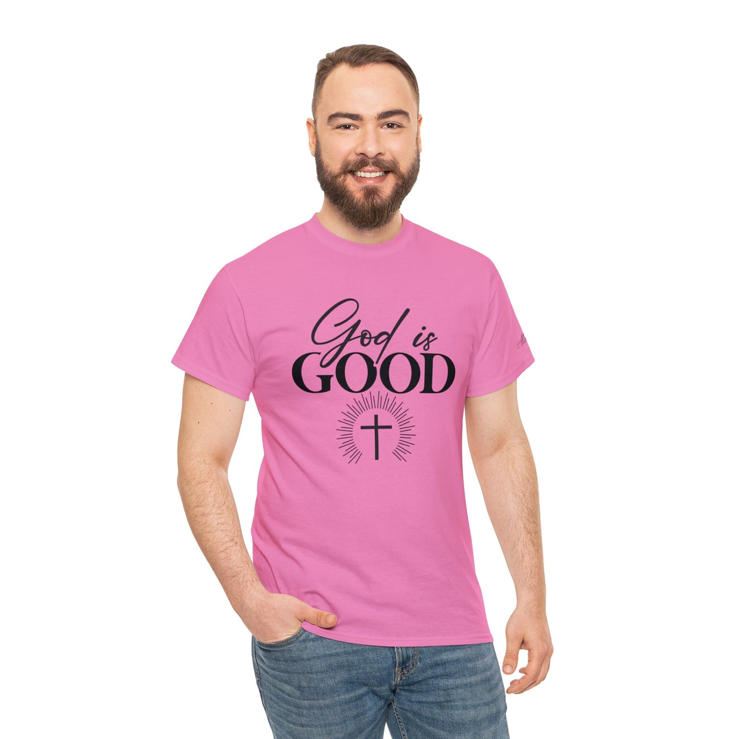 God is Good Unisex Heavy Cotton Tee