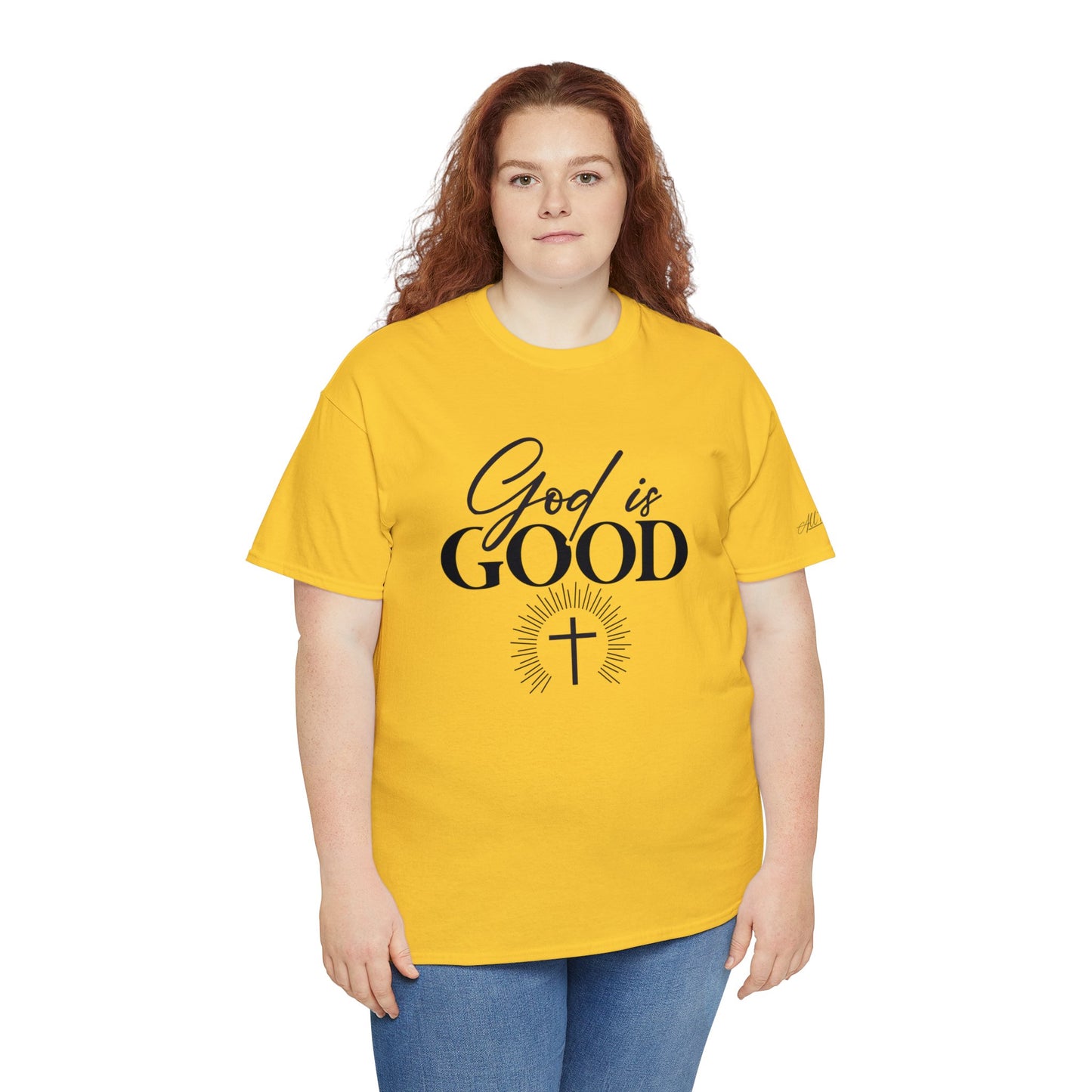 God is Good Unisex Heavy Cotton Tee