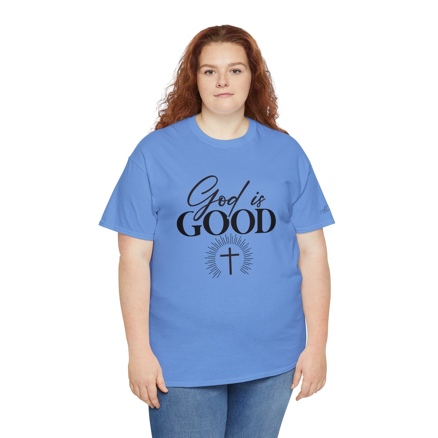 God is Good Unisex Heavy Cotton Tee