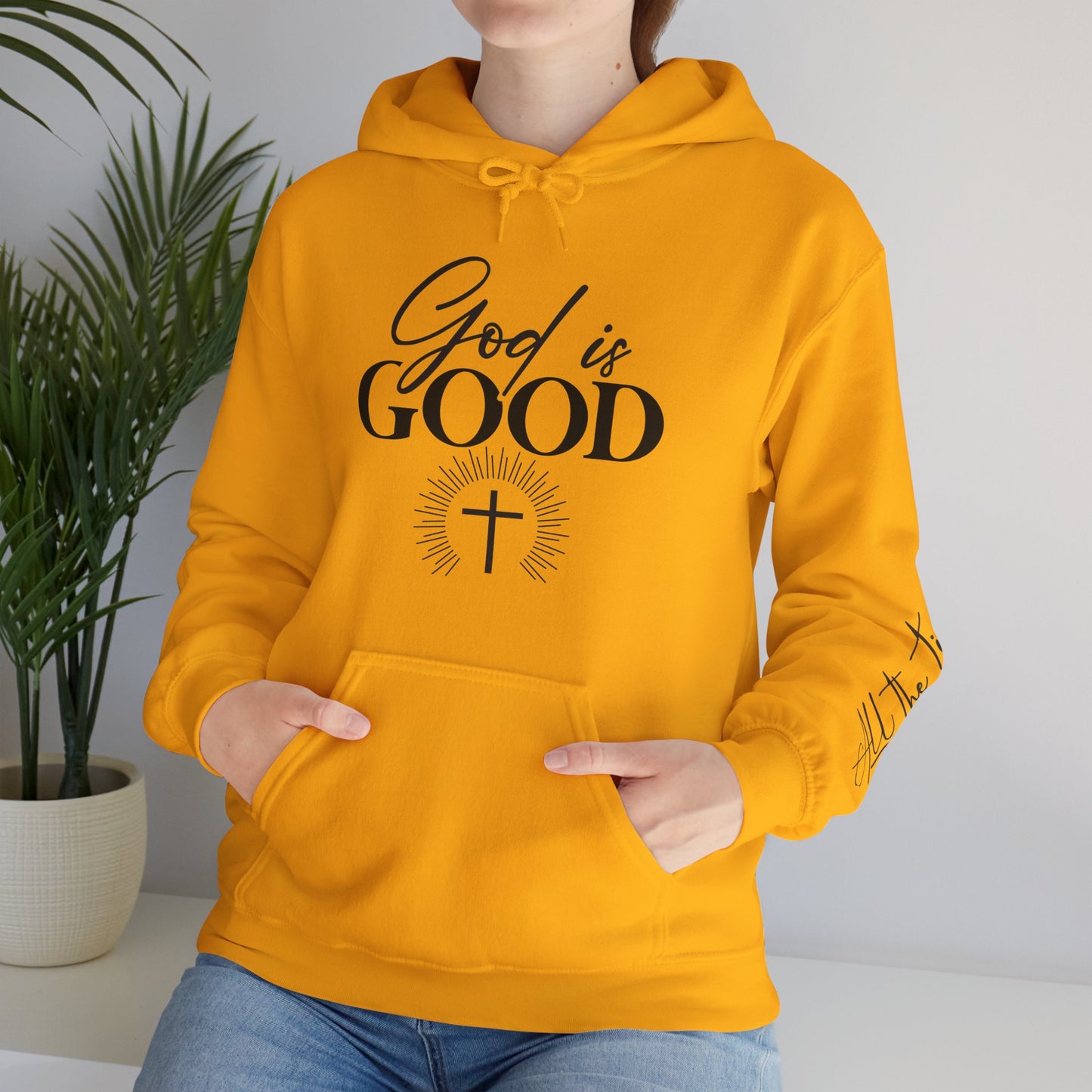 God is Good Unisex Heavy Blend™ Hooded Sweatshirt