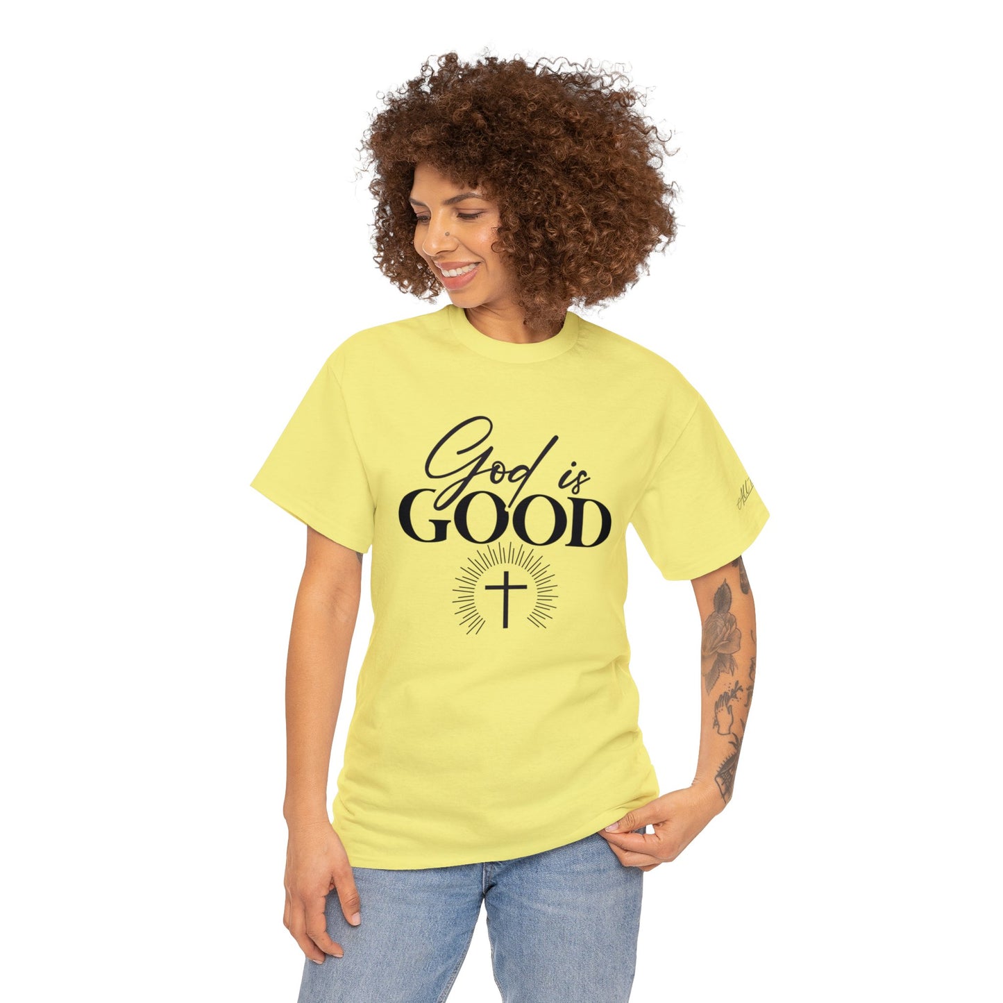 God is Good Unisex Heavy Cotton Tee