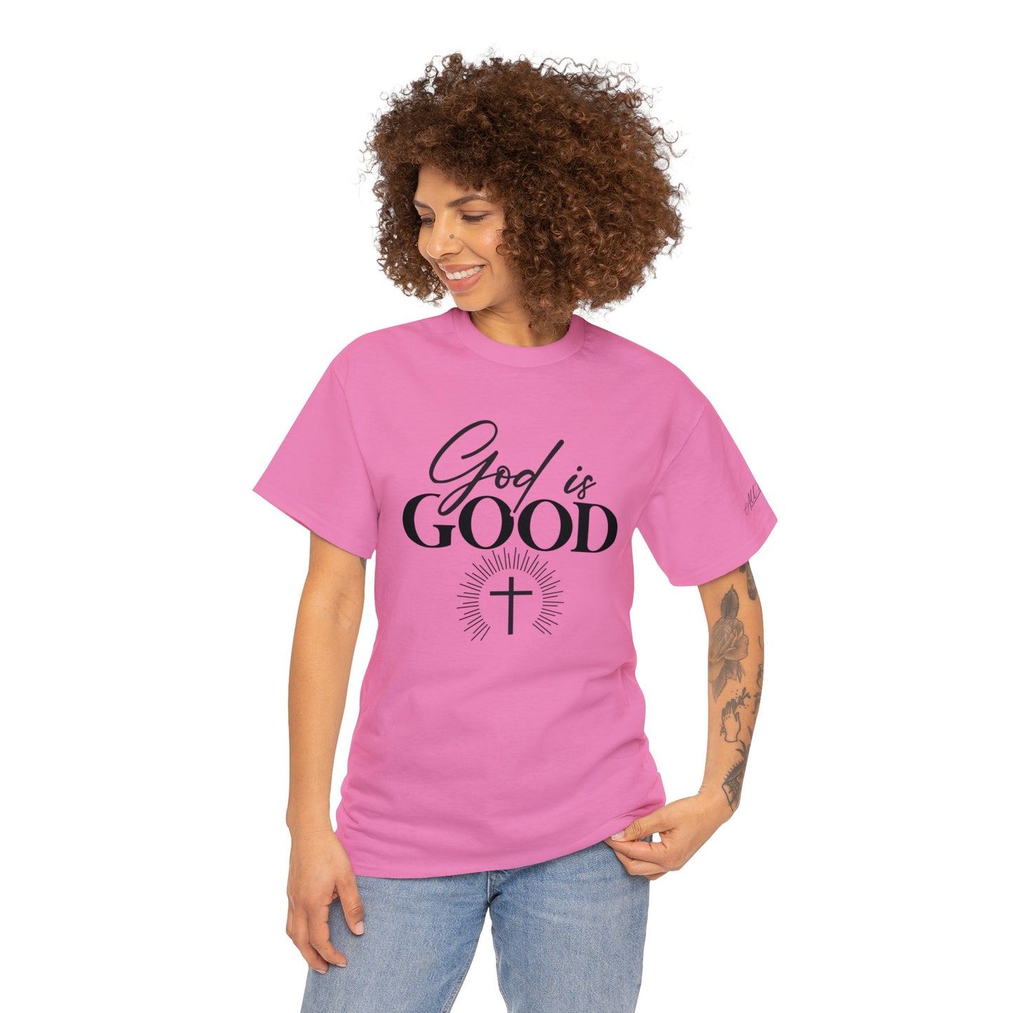 God is Good Unisex Heavy Cotton Tee