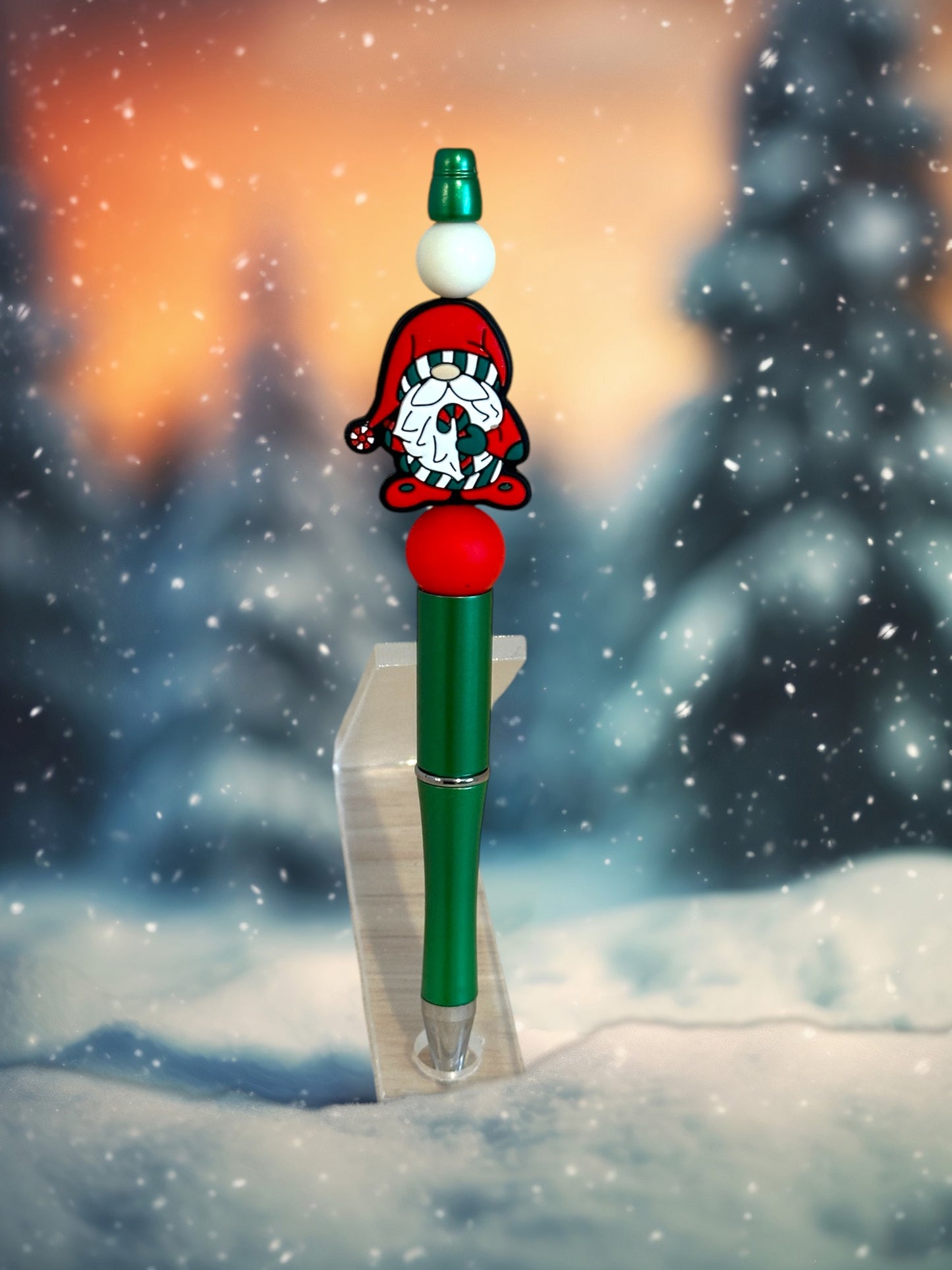 Christmas Beaded Pens