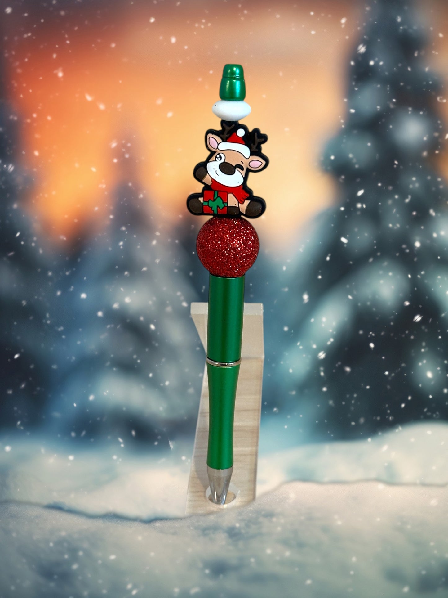 Christmas Beaded Pens