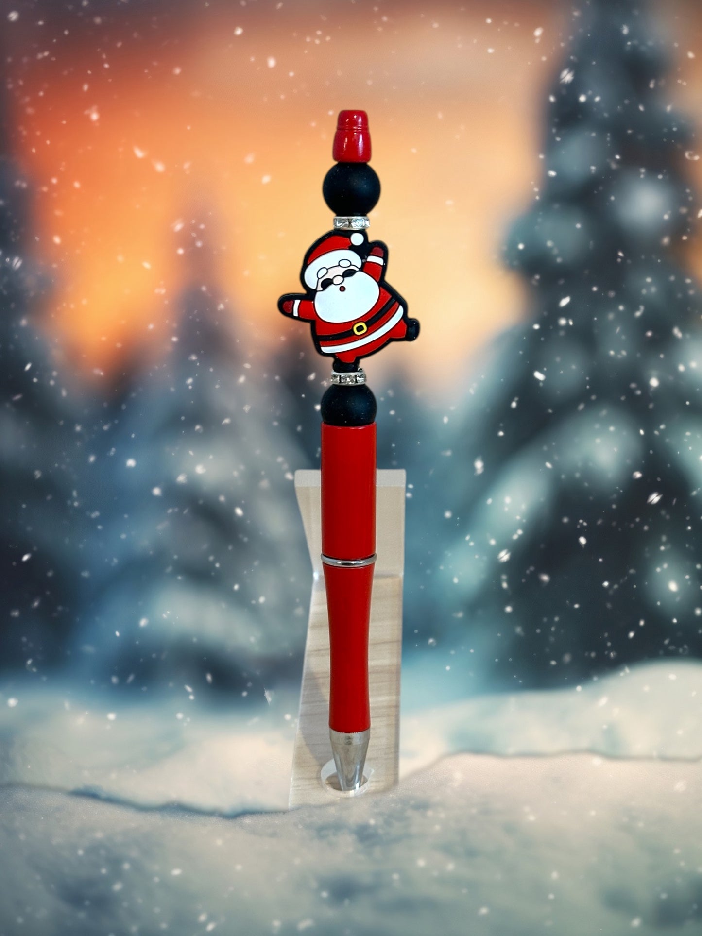 Christmas Beaded Pens