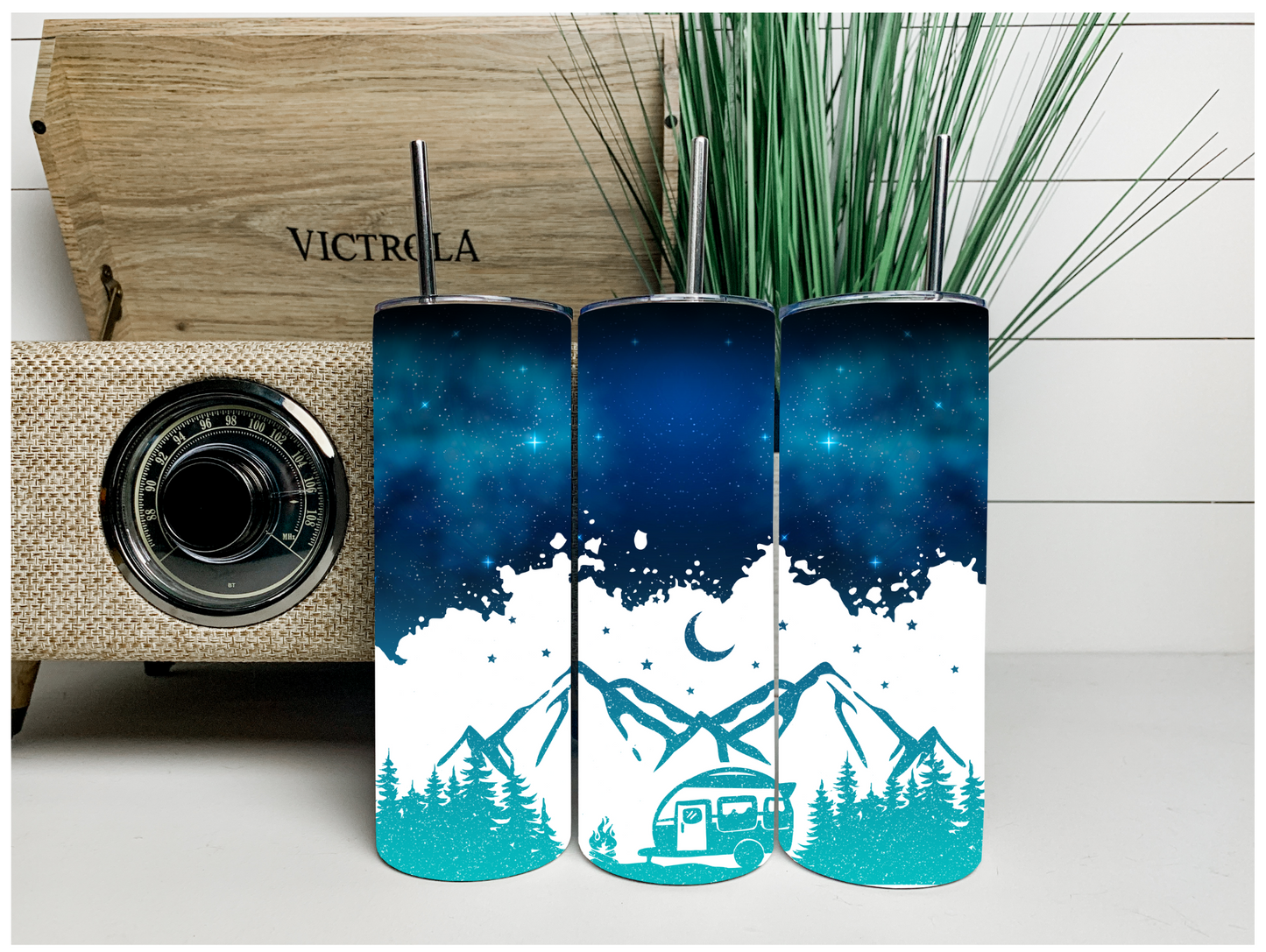 Night Sky Camping Tumbler