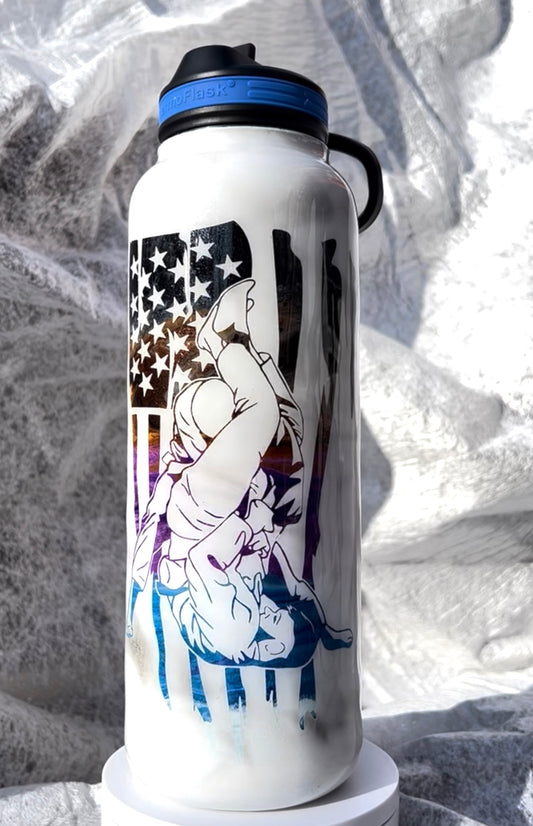 Jiu Jitsu Water Bottle- Custom Order