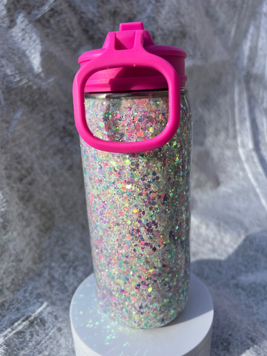 Party Glitter 16 ounce Water Bottle